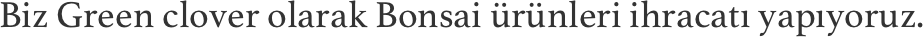 Biz Green clover olarak Bonsai ürünleri ihracatı yapıyoruz.